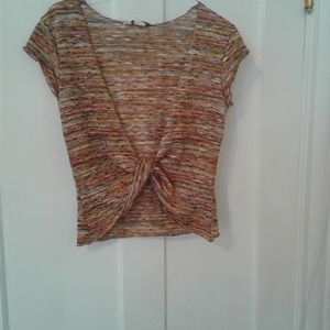 Sexy Sweater Top with Deep Plunge
